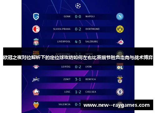 欧冠之夜对位解析下的定位球攻防如何左右比赛细节胜负走向与战术博弈 欧冠之夜对位解析下的定位球攻防如何左右比赛细节胜负走向与战术博弈